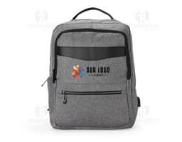 Mochila de nylon 22 litros preta, moderna e ideal para viagens e passeios. Com amplo espaço de armazenamento, alças