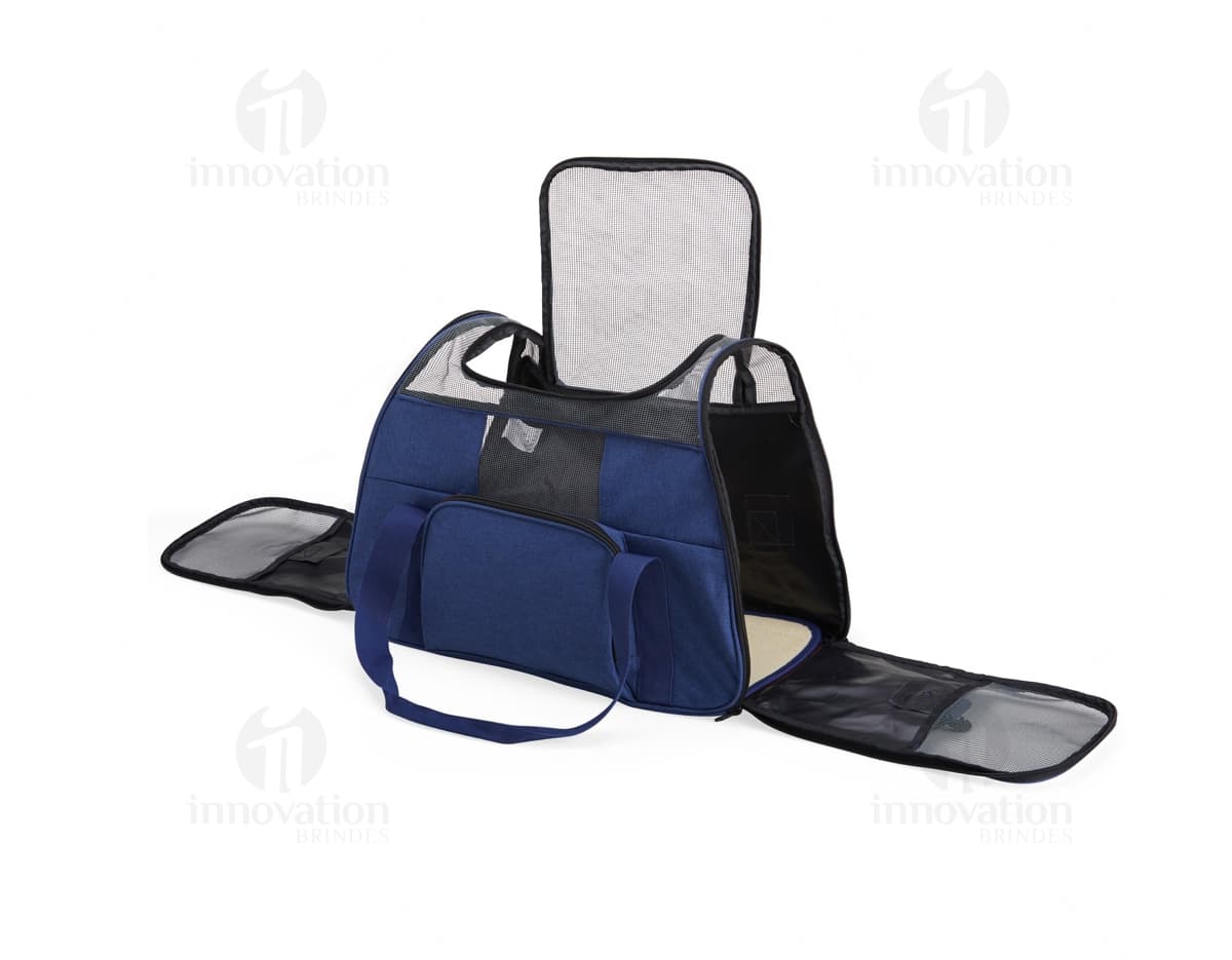 Bolsa Transporte de Pets Preta - Prática e Elegante para Viagens ou Passeios. Ideal para cães ou gatos. Alça confortável e zíper resistente. Compre já!
