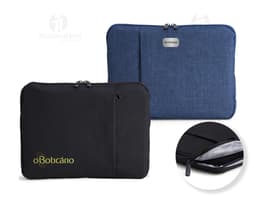 Pasta de couro para tablet e computador portátil 12,4 polegadas - Acessório moderno e prático para o seu dia a dia. Mantenha