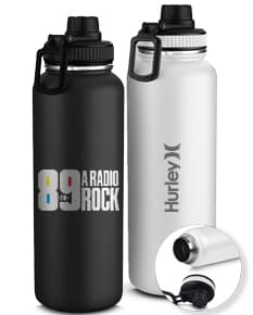 Garrafa térmica de 1,2L transparente para manter suas bebidas frescas por mais tempo. Ideal para hidratação saudável durante o dia a dia. Garanta a sua!