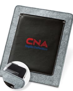 Bolsa para tablet em couro preto - Proteja seu dispositivo com estilo e elegância. Ideal para reuniões de negócios, aulas ou uso diário. Garanta já a sua!