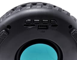 Caixa de som multimídia com luminária: a combinação perfeita de som de qualidade e iluminação ambiente. Ideal para viagens