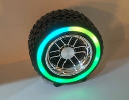 Caixa de som multimídia com luminária - A combinação perfeita de som de alta qualidade e iluminação moderna em um único