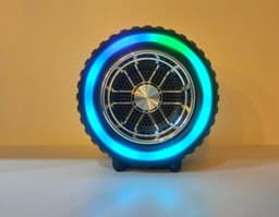 Caixa de Som Multimídia com Luminária: Equipamento de alta qualidade que combina som potente e iluminação moderna para tornar