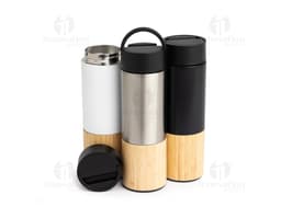 Garrafa Térmica 420ml - Mantenha sua bebida favorita na temperatura ideal por horas! Feita em aço inoxidável, essa garrafa é