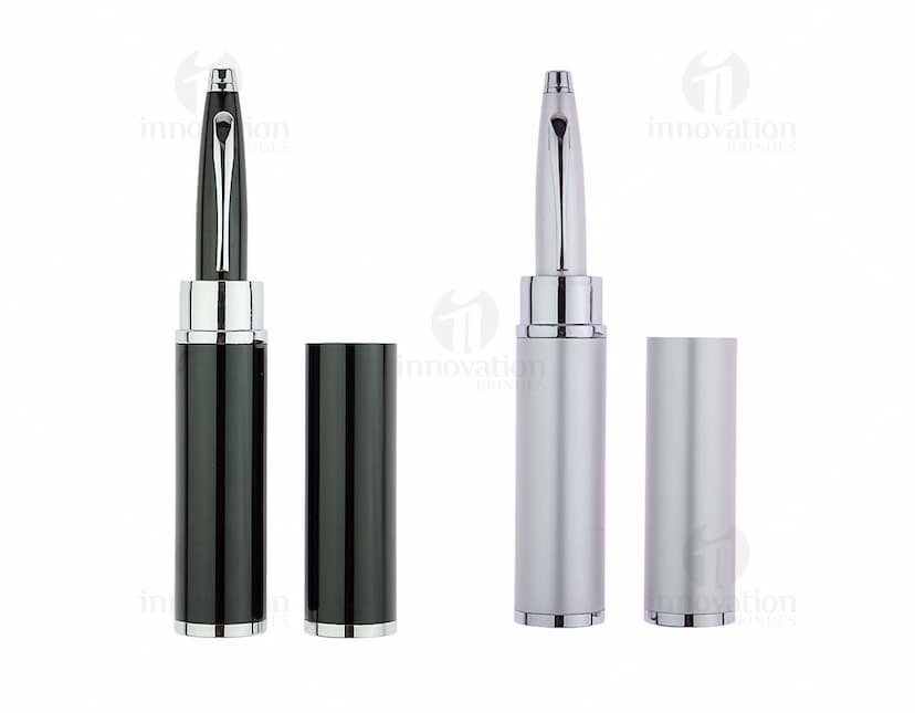 Caneta com Estojo: Acompanhe seu dia a dia no escritório com estilo e organização. Ideal para anotações, assinaturas e planejamento, este kit completo é indispensável para quem busca praticidade e elegância. Adquira já o seu!