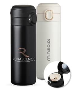 Garrafa térmica 400ml prata em alumínio - mantenha suas bebidas frescas por mais tempo. Ideal para viagens, academia e passeios. Elegante e durável, o acessório perfeito para manter a hidratação em dia. Simples de limpar e fácil de transportar. Adquira a sua agora!