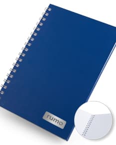 Caderno percalux emborrachado para escritório e estudo. Ideal para organizar suas anotações, lembretes e documentos. Design elegante e resistente. Aproveite!