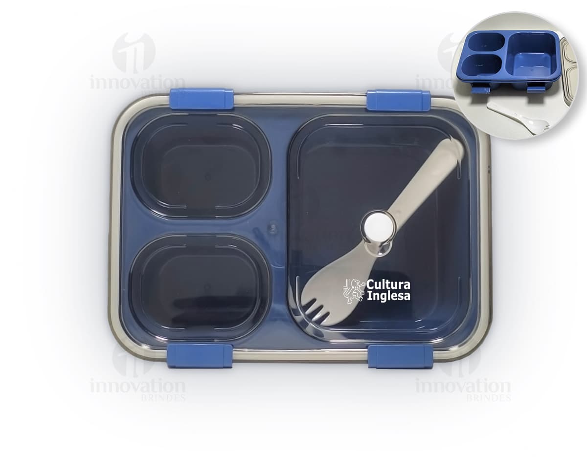 Marmita hermética 800ml - Mantenha sua comida fresca por mais tempo com esta prática marmita! Ideal para levar suas refeições para o trabalho, academia ou viagens. Feita de material resistente e fácil de limpar. Garanta já a sua! #marmita #hermética #comida #saúde #brinde