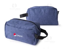 Necessaire nylon preta - acessório de moda indispensável para viagens e dia a dia. Organize seus pertences com estilo e
