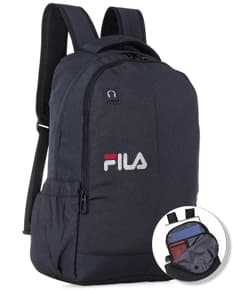Mochila em poliéster para notebook, ideal para viagens de negócios e lazer. Design moderno em preto, elegante e prático, com compartimentos para organização. Leve e resistente, perfeita para quem busca estilo e praticidade. Compre já!