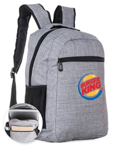 Mochila de poliéster resistente, ideal para viagens ou trabalho. Com design elegante e compartimentos espaçosos, é perfeita para quem quer praticidade com estilo. Adquira já a sua e esteja sempre preparado para qualquer ocasião. Garanta a sua!