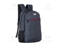 Mochila de poliéster em estilo moderno e elegante para viagens e negócios. Feita em couro sintético de alta qualidade, zíper