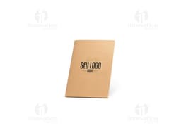 Caderno com capa em cartão (250 g/m²) para anotações e lembretes no escritório. Perfeito para manter suas ideias organizadas.
