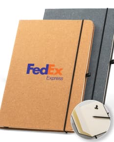 Caderno A5 com Capa Dura - Ideal para anotações no escritório, em papel de alta qualidade. Perfeito para lembretes e mensagens importantes. Aproveite!