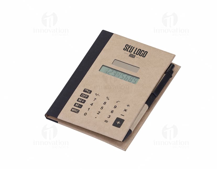 Bloco de anotações ecológico - Ideal para organizar suas ideias de forma sustentável. Feito com materiais reciclados, perfeito para o ambiente de trabalho ou estudos. Adquira já o seu!