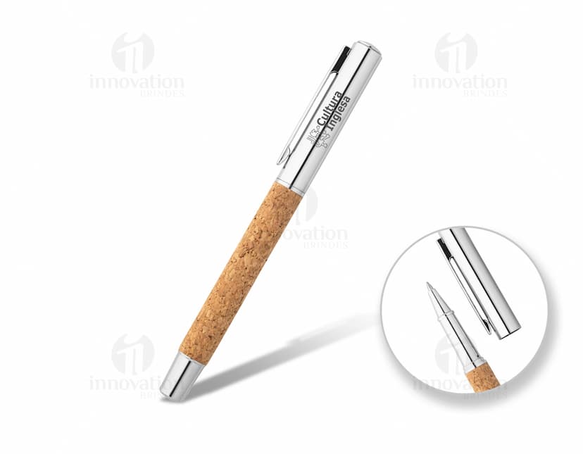 Caneta Roller de Aço Inox para escrita suave e precisa. Ideal para uso no escritório, na escola ou em casa. Design elegante e durável. Adquira já o seu!