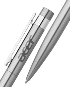 Esferográfica em aço inox: instrumento de escrita de alta qualidade para seu escritório ou trabalho. Feita com 53% de aço inoxidável, durável e elegante. Acesse já!