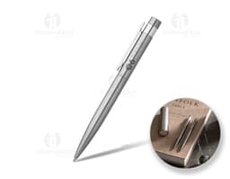 Stainless steel ballpoint pen: a high-quality writing instrument for your office or work. Made with 53% stainless steel