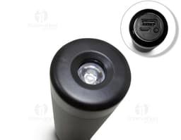 Power Bank 4.000mAh com Lanterna preto, moderno, sistema de áudio, dispositivo electrónico, equipamento de tecnologia, objeto