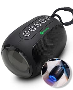 Caixa de som multimídia TWS, tecnologia moderna em equipamento eletrônico para a sua casa ou escritório. Conecte-se sem fio, com qualidade de som incrível e design elegante em prata. Acesse já e adquira a sua!