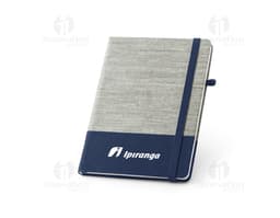 Caderno A5 em palha, ideal para organizar suas anotações e tarefas diárias. Perfeito para escritório, escola ou home office.