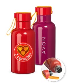 Garrafa Térmica 380ml - Mantenha suas bebidas frescas e saudáveis onde quer que esteja. Perfeita para manter a hidratação durante o dia, seja no trabalho, academia ou em casa. Feita em material de alta qualidade, é prática, durável e fácil de limpar. A garrafa térmica ideal para cuidar da sua saúde e bem-estar. Adquira já a sua!