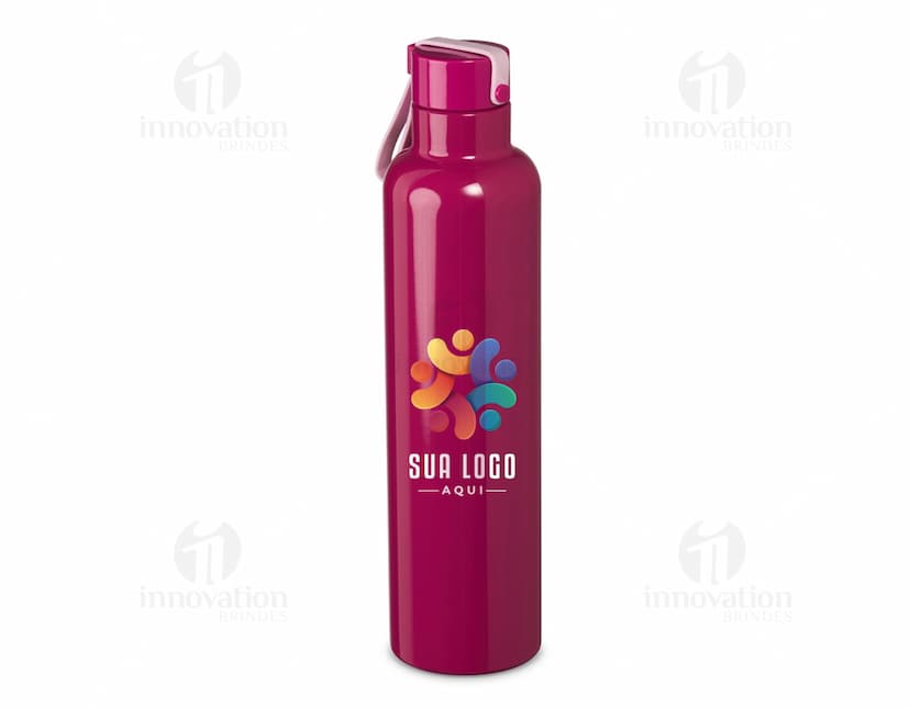 Garrafa térmica de 790ml: mantenha sua bebida fresca por mais tempo! Ideal para manter a hidratação durante todo o dia, esta garrafa possui um design elegante e prático. Perfeita para levar para academia, trabalho ou viagem. Tenha sua bebida sempre na temperatura certa com este acessório de alta qualidade. Aproveite já!