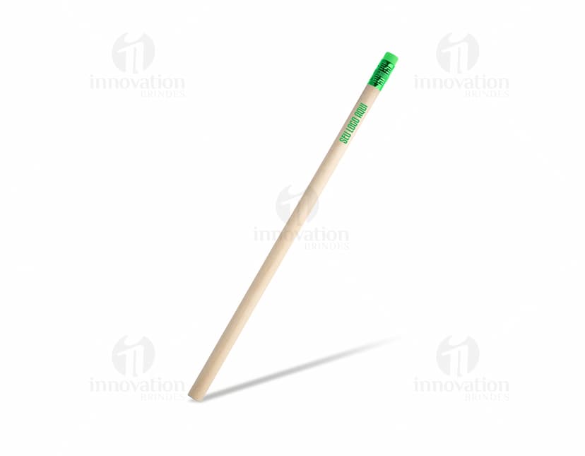 Lápis em madeira natural para escrita e desenho. Perfeito para uso escolar, no escritório ou em casa. Produto de alta qualidade, ideal para estimular a criatividade. Compre já o seu!