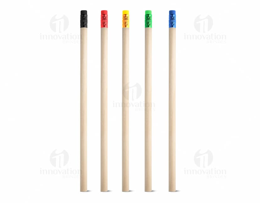 Lápis em madeira natural de alta qualidade para escrita e desenho. Perfeito para uso escolar, escritório ou em casa. Ideal para estimular a criatividade e organização. Adquira já o seu!