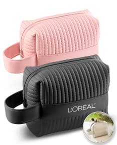 Bolsa de cosméticos em PU moderna e segura para armazenar seus acessórios de beleza. Feita em material resistente e com design elegante, é perfeita para manter seus itens de maquiagem organizados e sempre à mão. Ideal para uso individual ou de negócios. Adquira já a sua!