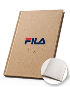 Caderno A5 em casca de coco feito com material isolante e sustentável. Ideal para escrever suas anotações, lembretes e mensagens. Perfeito para uso no escritório, em casa ou como um presente criativo. Aproveite o design único e ecológico deste caderno de alta qualidade. Compre já!