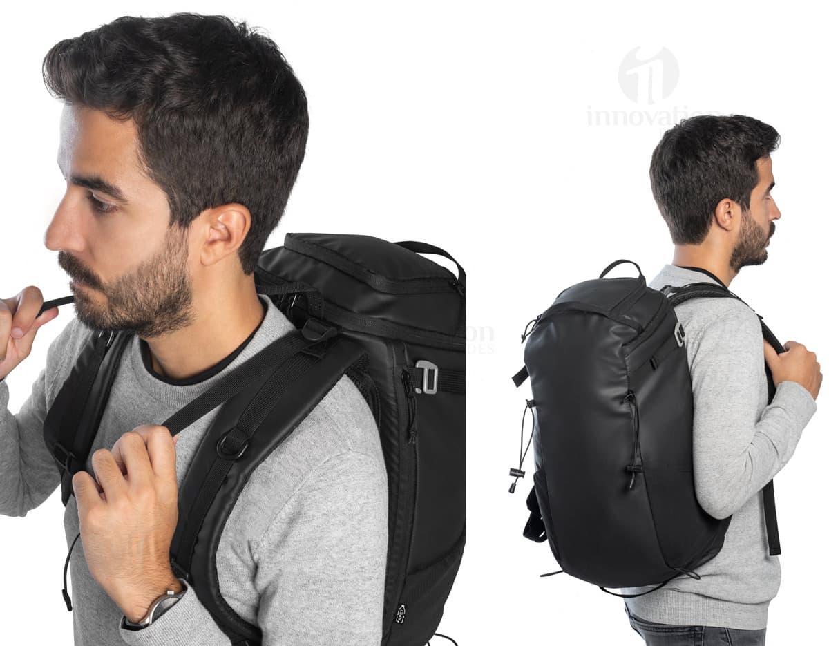 Mochila Hiking em Couro Preto - Perfeita para Viagens e Passeios. Seu design moderno e elegante a torna ideal para negócios e lazer. Com alças ajustáveis e zíper resistente, garantindo praticidade e segurança durante sua jornada. Compre agora e tenha estilo em suas aventuras!