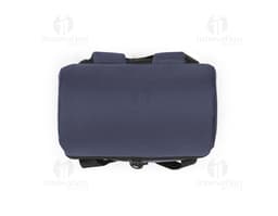 Mochila térmica almofadada en cuero negro 3D, moderna, con soporte para dispositivos y equipos de negocios. Ideal para el