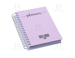 Annual Percalux Planner with hardcover, blank pages, and a bookmark.