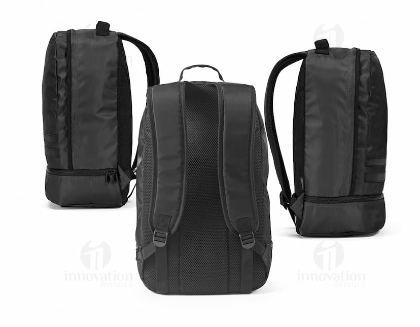 Mochila em 290t poliéster – O acessório perfeito para suas aventuras diárias! Fabricada com materiais de alta qualidade, essa mochila é ideal para quem busca praticidade e estilo. Leve, resistente e com um design moderno, é o complemento ideal para suas atividades ao ar livre. Garanta já a sua!