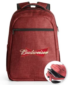 Mochila para notebook em 600D - a combinação perfeita de praticidade e estilo para sua rotina de trabalho. Feita em couro preto de alta qualidade, oferece espaço de armazenamento seguro para seu laptop e acessórios. A escolha ideal para viagens de negócios e reuniões importantes. Compre já e esteja preparado para impressionar!