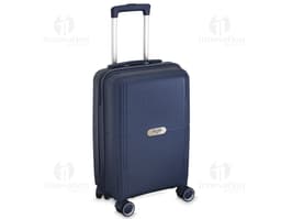 Mala de bordo preta com design moderno, ideal para viagens de negócios. Equipada com compartimento para laptop e espaço para