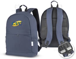 Mochila para Notebook em couro preto, moderna e elegante, ideal para viagens de negócios ou passeios. Possui alça de mão
