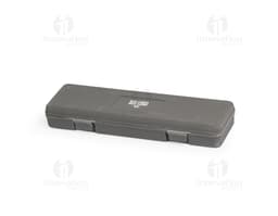 10-Piece tool kit made of metal and plastic, including an adjustable wrench, handle, screwdriver, pliers, screwdrivers