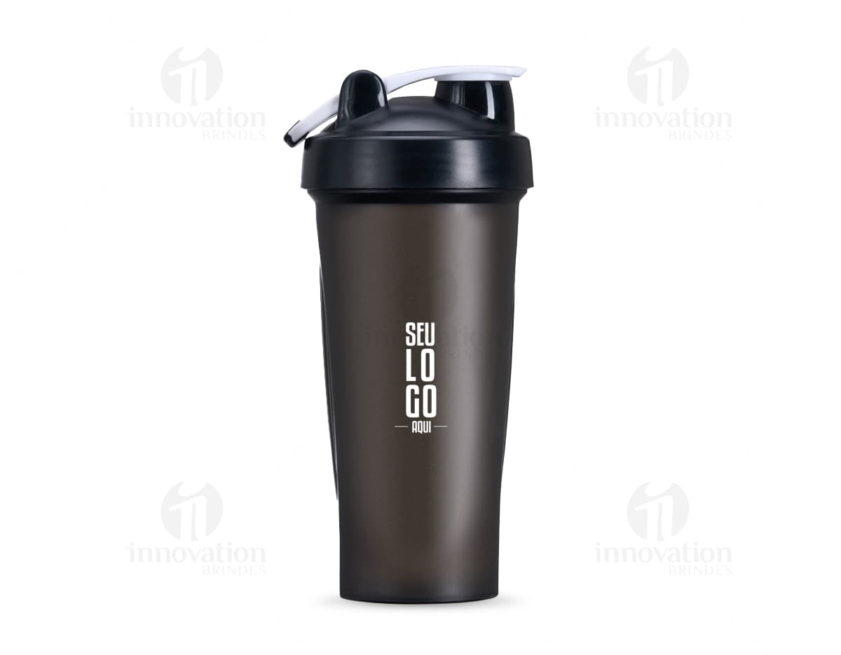 Coqueteleira plástica 700ml, recipiente de plástico para armazenar líquidos, item de higiene para preparo de bebidas, tampa com fecho seguro, colorido, resistente e prático.
