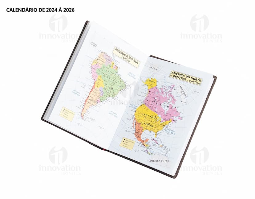 Agenda Diária 2025 em design vintage e textura marrom, com capa preta e papel em branco para anotações. Equipamento de tecnologia, ideal para escrita de lembretes e organização de compromissos e informações no escritório ou na escola. Inclui espaço para listas, notas e dados, com moderno sistema de armazenamento digital.