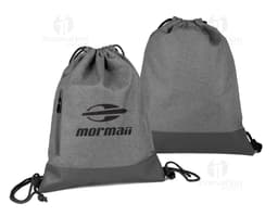 Bolsa/Mochila negra de cuero moderna, con asa, cremallera y bolsillo. Ideal para viajes, negocios o compras, accesorio de