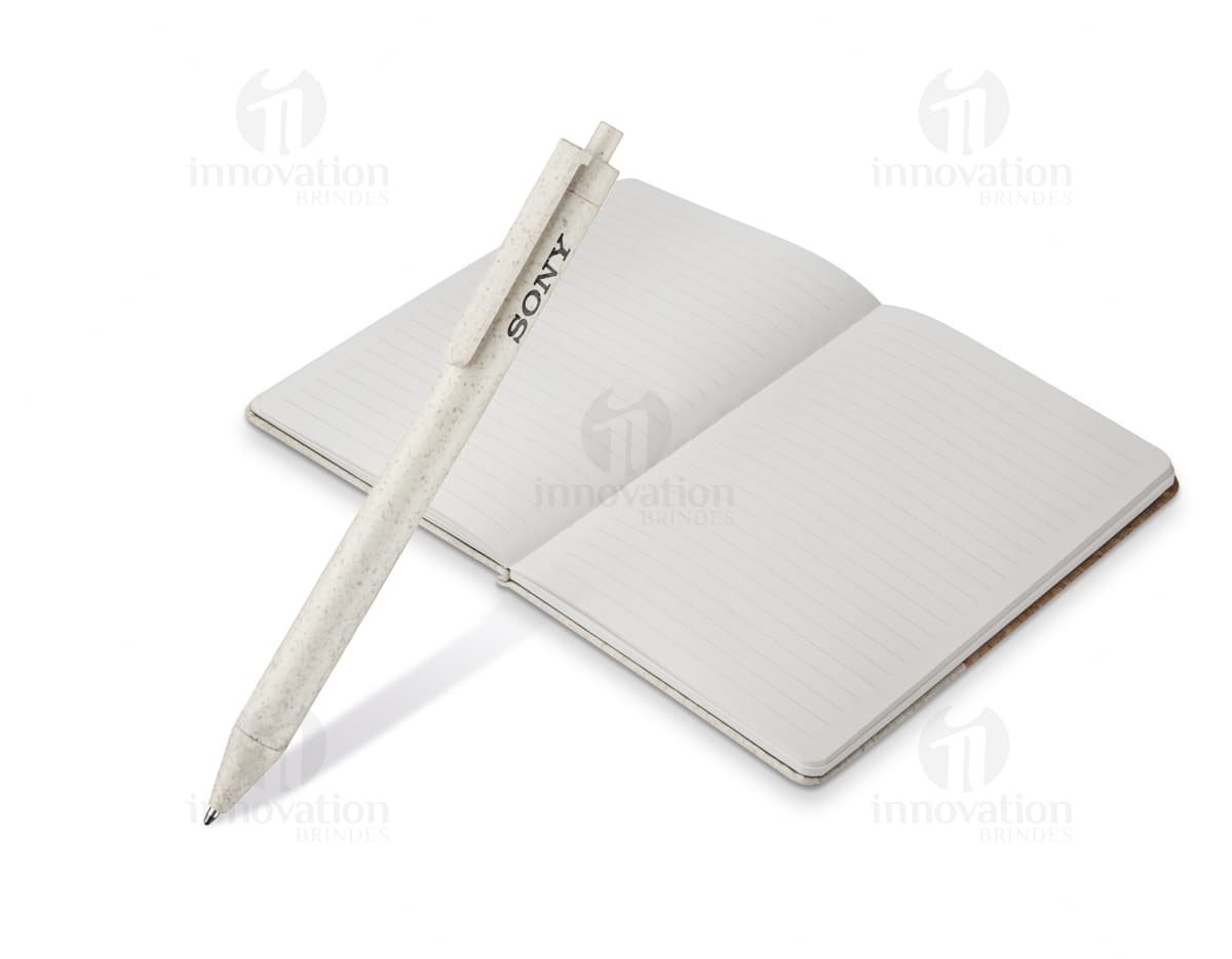 Notebook, papel em branco, marrom, livro, caderno, objeto de escritório vintage vazio.