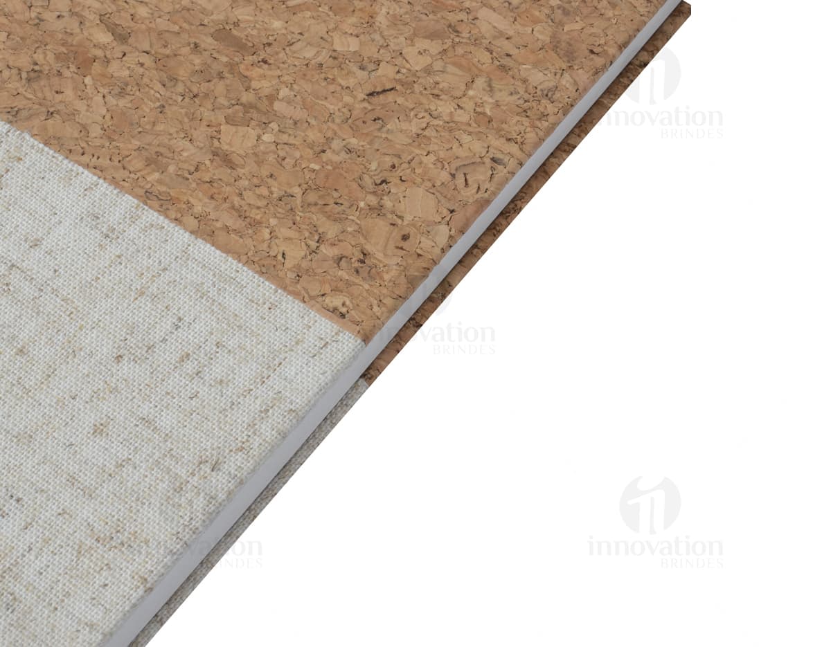 Notebook, papel em branco, marrom, livro, caderno, objeto de escritório vintage vazio.