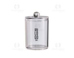 Porta objetos de cerámica en color blanco, con dibujos de tetera, taza, tarro y cuchara. Perfecto para organizar utensilios