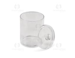Porta objetos de cerámica en color blanco, con dibujos de tetera, taza, tarro y cuchara. Perfecto para organizar utensilios