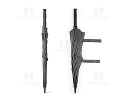 100% polyester umbrella with an open and colorful gift-shaped design, decorated with a bow and ribbon. Ideal for protection