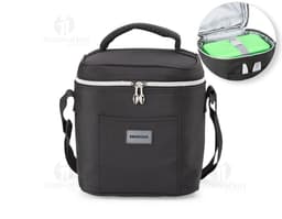 Borsa Termica 7 Litri per il trasporto di alimenti e bevande, con tracolla regolabile e chiusura a zip. Disponibile nel