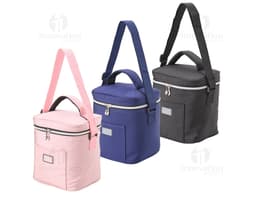 Borsa Termica 7 Litri per il trasporto di alimenti e bevande, con tracolla regolabile e chiusura a zip. Disponibile nel
